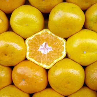 Naranjas comprimidas